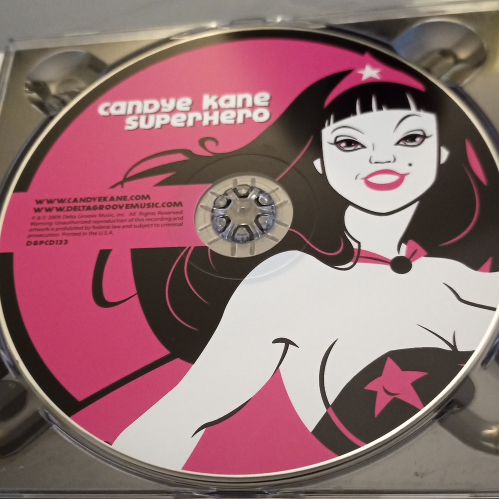 Candy Kane superhero sign CD